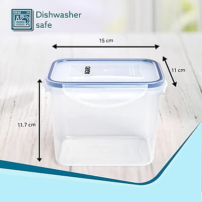 AGARO Airtight Container, Food Storage Container With Lid Leak Proof, BPA Free, Capacity 1.1L Each, Pack of 3 AGARO Airtight Container, Food Storage Container With Lid Leak Proof, BPA Free, Capacity 1.1L Each, Pack of 3