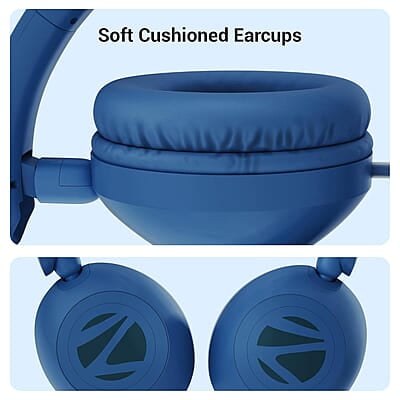 Zebronics BOOM Wired Headphone, Over Ear, in-Line MIC, Foldable, 1.5 meter Cable, for 3.5mm (Mobile | Tablet | Laptop | MAC), Soft Cushion, 40mm Drivers Zebronics BOOM Wired Headphone, Over Ear, in-Line MIC, Foldable, 1.5 meter Cable, for 3.5mm (Mobile | Tablet | Laptop | MAC), Soft Cushion, 40mm Drivers