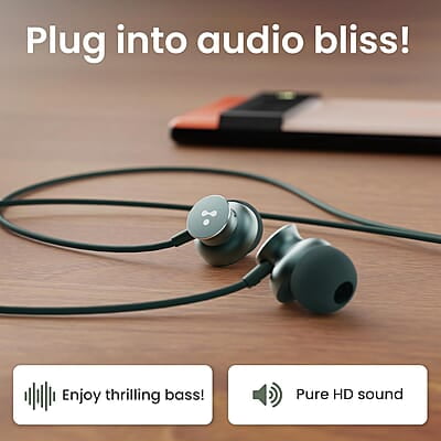 Ambrane Type C Wired in Ear Earphones with in-Line Mic for Clear Calling,1.2M Cable,10Mm Dynamic Drivers for Boostedbass,Control Buttons for iPhone 15,Samsung&Type C Devices Stringz 38C Ambrane Type C Wired in Ear Earphones with in-Line Mic for Clear Calling,1.2M Cable,10Mm Dynamic Drivers for Boostedbass,Control Buttons for iPhone 15,Samsung&Type C Devices Stringz 38C