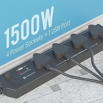 PORTRONICS 1600 Power Plate 9