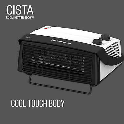 Havells Cista Room Heater, White, 2000 Watts Havells Cista Room Heater, White, 2000 Watts