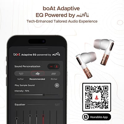 boAt Nirvana Zenith Truly Wireless in Ear Ear Buds w/Dolby Audio, 50dB ANC, Adaptive EQ Powered by Mimi, 6-Mic AI-ENx™, 50 Hrs. Playback & Hearables App Support boAt Nirvana Zenith Truly Wireless in Ear Ear Buds w/Dolby Audio, 50dB ANC, Adaptive EQ Powered by Mimi, 6-Mic AI-ENx™, 50 Hrs. Playback & Hearables App Support