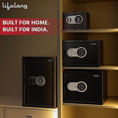 Lifelong LLHSL08 22Litres Home Safe Electronic Locker with LED Light Digital Security Safe for Home & Office Lifelong LLHSL08 22Litres Home Safe Electronic Locker with LED Light Digital Security Safe for Home & Office