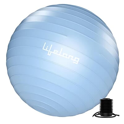 Lifelong Gym Ball for Exercise-Anti Burst Exercise Ball- Fitness Yoga Ball,,Pregnancy & Labor Ball