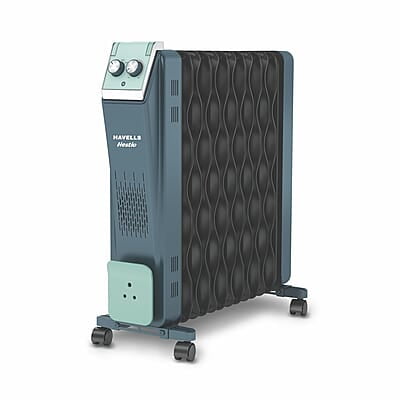 Havells Hestio 13 Wave Fin OFR 2900 Watt with 3 Heat Setting 1000W/1500W/2500W & PTC Heater 400W