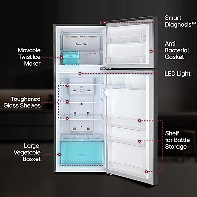 LG 264 L 2 Star Frost-Free Smart Inverter Double Door Refrigerator LG 264 L 2 Star Frost-Free Smart Inverter Double Door Refrigerator