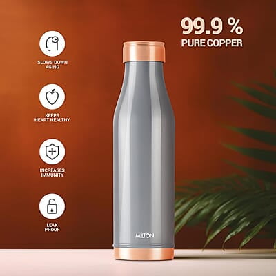 MILTON Copper Charge Water Bottle, 930 ml