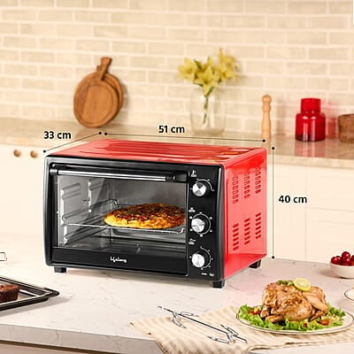 Lifelong Otg 40L - Oven Toaster Griller With Rotisserie For Kitchen- 1500W,5 Heating Modes Lifelong Otg 40L - Oven Toaster Griller With Rotisserie For Kitchen- 1500W,5 Heating Modes