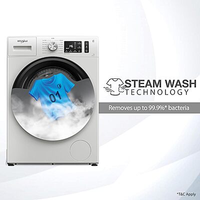 Whirlpool 7 Kg 5 Star Inverter Front Load Fully Automatic Washing Machine Whirlpool 7 Kg 5 Star Inverter Front Load Fully Automatic Washing Machine