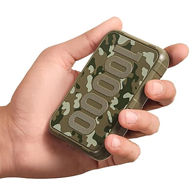 Ambrane 10000mAh Rugged, Slim & Compact Powerbank, 22.5W Fast Charging, USB & Type C Output Ambrane 10000mAh Rugged, Slim & Compact Powerbank, 22.5W Fast Charging, USB & Type C Output
