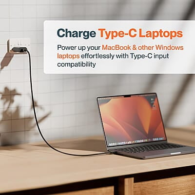 Ambrane 60W Type-C to Type-C Fast Charging Cable for Smartphones, Tablets, Laptops, iPhone 15 & Other Type C Devices, PD Technology, 480Mbps Data Sync, 1.2M (ABCC-60 Ambrane 60W Type-C to Type-C Fast Charging Cable for Smartphones, Tablets, Laptops, iPhone 15 & Other Type C Devices, PD Technology, 480Mbps Data Sync, 1.2M (ABCC-60