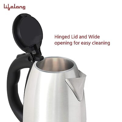 Lifelong LLEK15 Electric Kettle 1.5L with Stainless Steel Body, Easy and Fast Boiling Lifelong LLEK15 Electric Kettle 1.5L with Stainless Steel Body, Easy and Fast Boiling