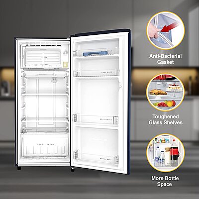 Whirlpool 184 L 4 Star Inverter Direct-Cool Single Door Refrigerator Whirlpool 184 L 4 Star Inverter Direct-Cool Single Door Refrigerator