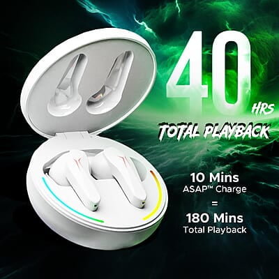 boAt Immortal 141 TWS Gaming Earbuds with Enx Tech,Up to 40 Hrs Playtime,Signature Sound,Beast Mode,Ipx4 Resistance,Iwp Tech,RBG Lights,&USB Type-C Port boAt Immortal 141 TWS Gaming Earbuds with Enx Tech,Up to 40 Hrs Playtime,Signature Sound,Beast Mode,Ipx4 Resistance,Iwp Tech,RBG Lights,&USB Type-C Port