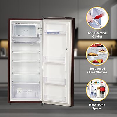 Whirlpool 207 L 3 Star Icemagic Pro Inverter Direct-Cool Single Door Refrigerator Whirlpool 207 L 3 Star Icemagic Pro Inverter Direct-Cool Single Door Refrigerator