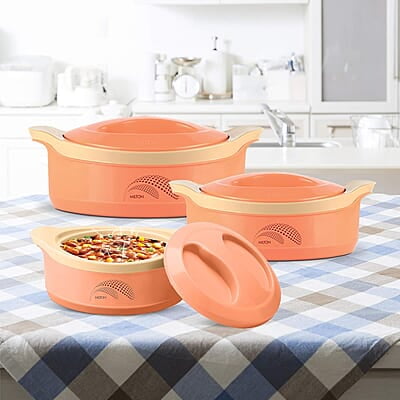 MILTON New Marvel Jr Inner Steel Casserole Gift Set of 3 MILTON New Marvel Jr Inner Steel Casserole Gift Set of 3