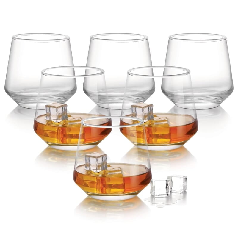 Treo by Milton Bourbon On The Rocks Glass Tumbler, 6 Pc Set, 370 ml Each, Transparent Treo by Milton Bourbon On The Rocks Glass Tumbler, 6 Pc Set, 370 ml Each, Transparent