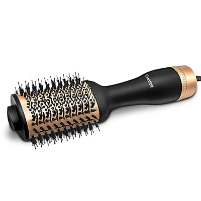 AGARO HV2179 1200 Watts Professional Volumizer Hair Dryer, 24K Gold Styling Surface