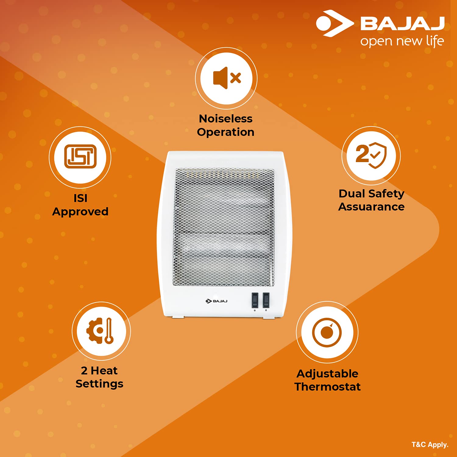 Bajaj IVORA SURFACE SPOT LIGHT 3W CDL Bajaj IVORA SURFACE SPOT LIGHT 3W CDL