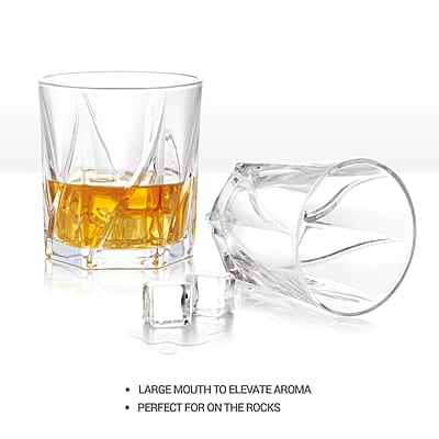 Treo by Milton Ignis On The Rocks Glass Tumbler,6 Pc Set,270 mlEach,Transparent Treo by Milton Ignis On The Rocks Glass Tumbler,6 Pc Set,270 mlEach,Transparent