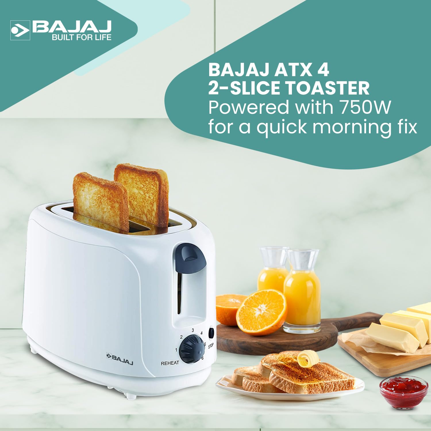 Bajaj IVORA NEO SPOT LIGHT 2W RED INBUILT (In-built Driver)