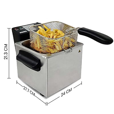 AGARO Marvel 1700-Watt Deep Fryer with 2-Litre Capacity and 3 Temperature Settings, Deep Fat Fryer AGARO Marvel 1700-Watt Deep Fryer with 2-Litre Capacity and 3 Temperature Settings, Deep Fat Fryer