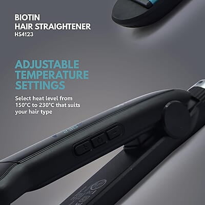 Havells HS4123 Biotin Infused Wide Plates & Temperature Control Hair Straightener Havells HS4123 Biotin Infused Wide Plates & Temperature Control Hair Straightener