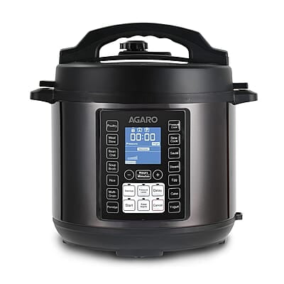 AGARO Imperial Electric Pressure Cooker, 6 litre, 14 Pre-Set multi Cooking Functions, Adjustable Pressure