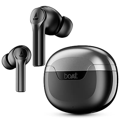 boAt Newly Launched Airdopes 300 Premium Truly Wireless in-Ear Earbuds with 4 Mics AI-ENx Spatial Audio, 50HRS Playtime, Multipoint Connection, ASAP Charge, Hearables App Support boAt Newly Launched Airdopes 300 Premium Truly Wireless in-Ear Earbuds with 4 Mics AI-ENx Spatial Audio, 50HRS Playtime, Multipoint Connection, ASAP Charge, Hearables App Support