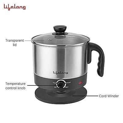 Lifelong Multifunction Cooker/Kettle 1.5 litres 600W Lifelong Multifunction Cooker/Kettle 1.5 litres 600W