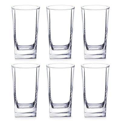 Treo By Milton Atlas Cool Glass Tumbler Set of 6, 213 ml Each, Transparent | Dishwasher Safe| Serve Whiskey | Wine | Juices | Cold Drinks | Water | Cocktails | Mixed Drinks Treo By Milton Atlas Cool Glass Tumbler Set of 6, 213 ml Each, Transparent | Dishwasher Safe| Serve Whiskey | Wine | Juices | Cold Drinks | Water | Cocktails | Mixed Drinks