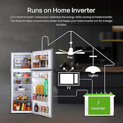 LG 264 L 2 Star Frost-Free Smart Inverter Double Door Refrigerator LG 264 L 2 Star Frost-Free Smart Inverter Double Door Refrigerator