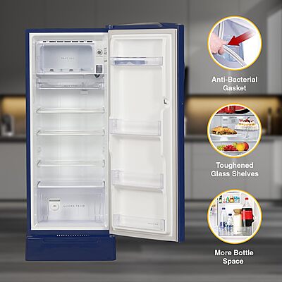 Whirlpool 207 L 3 Star Icemagic Pro Inverter Direct-Cool Single Door Refrigerator Whirlpool 207 L 3 Star Icemagic Pro Inverter Direct-Cool Single Door Refrigerator