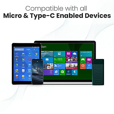 Ambrane 2 in 1 Type-C & Micro USB Cable with 3A Fast Charging Mobile Cable, 480 mbps Data Sync Ambrane 2 in 1 Type-C & Micro USB Cable with 3A Fast Charging Mobile Cable, 480 mbps Data Sync