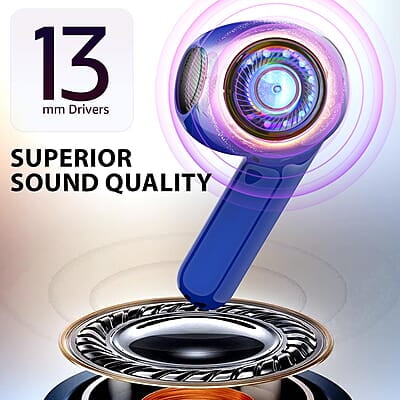 Blaupunkt Btw100 Khrome Bassbuds Truly Wireless Bluetooth Earbuds I Hd Sound I Gaming Mode I Low Latency I 30H PlaytimeITurbovolt Charging I Bt Version 5.3 I Intuitive Touch Controls Blaupunkt Btw100 Khrome Bassbuds Truly Wireless Bluetooth Earbuds I Hd Sound I Gaming Mode I Low Latency I 30H PlaytimeITurbovolt Charging I Bt Version 5.3 I Intuitive Touch Controls