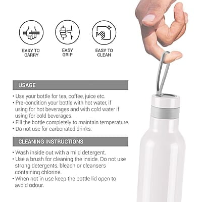 MILTON Smarty Stainless Steel Water Bottle, 730 ml MILTON Smarty Stainless Steel Water Bottle, 730 ml