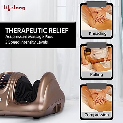 Lifelong Foot Massager Machine for Pain Relief with Kneading function Lifelong Foot Massager Machine for Pain Relief with Kneading function