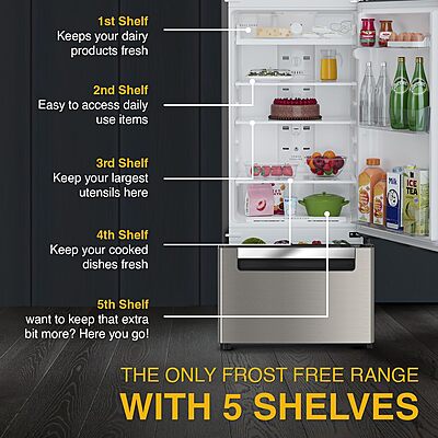 Whirlpool 235 L Frost Free Triple-Door Refrigerator Whirlpool 235 L Frost Free Triple-Door Refrigerator
