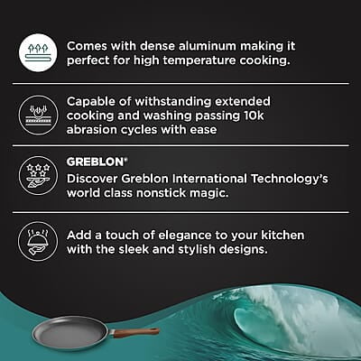 Preethi Artistic Collection Die Cast Non Stick Tawa, 27 cm Preethi Artistic Collection Die Cast Non Stick Tawa, 27 cm