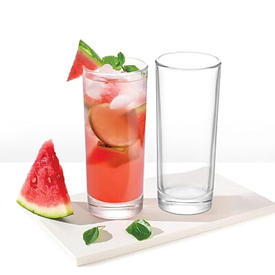 Treo by Milton Embassy Cool Glass Tumbler, Set of 6, 260 ml Each, Transparent |Serve Juices | Cold Drinks | Water | Cocktails | Mixed Drinks Treo by Milton Embassy Cool Glass Tumbler, Set of 6, 260 ml Each, Transparent |Serve Juices | Cold Drinks | Water | Cocktails | Mixed Drinks