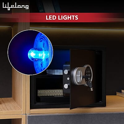 Lifelong LLHSL08 22Litres Home Safe Electronic Locker with LED Light Digital Security Safe for Home & Office Lifelong LLHSL08 22Litres Home Safe Electronic Locker with LED Light Digital Security Safe for Home & Office