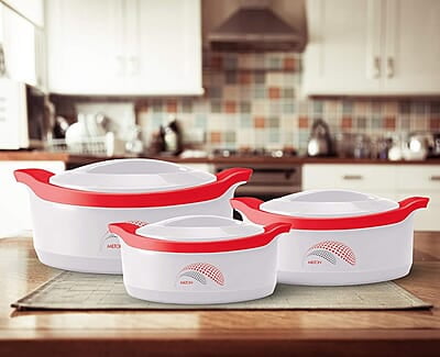 MILTON New Marvel Jr Inner Steel Casserole Gift Set of 3 MILTON New Marvel Jr Inner Steel Casserole Gift Set of 3
