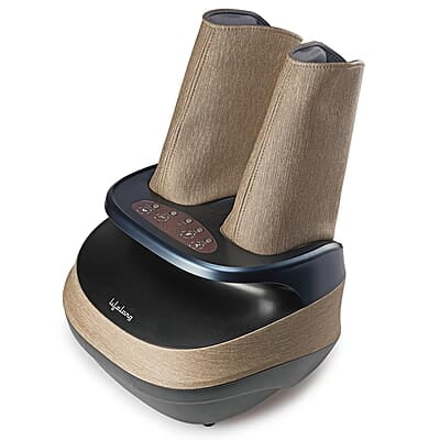 Lifelong Air Pressure Foot & Leg Massager Machine  14 Compression Air Bags,6 Foot Rollers & 3 Massage Modes