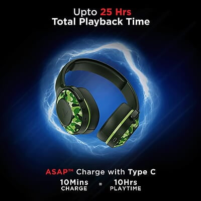 boAt Rockerz 425 Bluetooth Wireless On Ear Headphones Signature Sound, ENx Tech, ASAP Charge, 25H Playtime, Bluetooth V5.2, Dual Pairing with Mic boAt Rockerz 425 Bluetooth Wireless On Ear Headphones Signature Sound, ENx Tech, ASAP Charge, 25H Playtime, Bluetooth V5.2, Dual Pairing with Mic