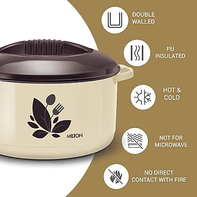 MILTON Orchid 7500 Inner Steel Casserole, 6.71 litres