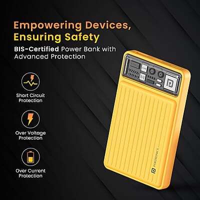 Portronics Luxcell Wireless Mini 10k 10000mAh 15W Magnetic Wireless Fast Charging Smallest Power Bank with 22.5 Wired Output Portronics Luxcell Wireless Mini 10k 10000mAh 15W Magnetic Wireless Fast Charging Smallest Power Bank with 22.5 Wired Output
