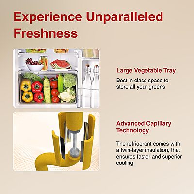 Godrej 180 L 2 Star Advanced Capillary Technology Godrej 180 L 2 Star Advanced Capillary Technology