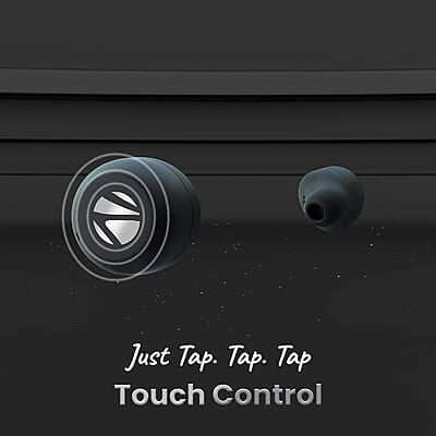 ZEBRONICS Zeb-Sound Bomb Q Truly Wireless Bluetooth in Ear Earbuds with Mic ZEBRONICS Zeb-Sound Bomb Q Truly Wireless Bluetooth in Ear Earbuds with Mic