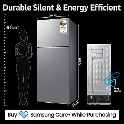 Samsung 419 L, 3 Star, Convertible 5-in-1, Digital Inverter, Frost Free Double Door, WiFi Enabled Bespoke AI Refrigerator Samsung 419 L, 3 Star, Convertible 5-in-1, Digital Inverter, Frost Free Double Door, WiFi Enabled Bespoke AI Refrigerator
