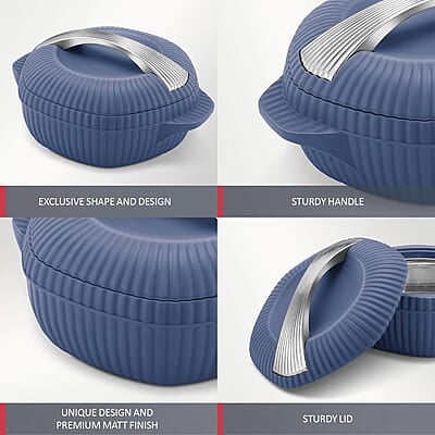 MILTON Oyster 1500 PU Insulated Casserole, 1275 ml